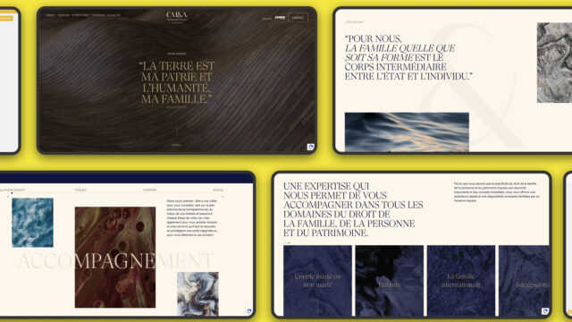 Refonte du site CM&A Associés