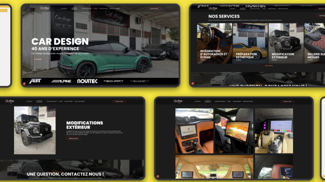 Refonte du site Car Design France