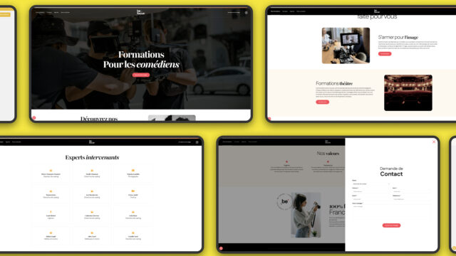 Refonte du site Be Focus